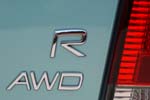 V70R AWD Badge