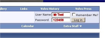 Volvo Forum Screen Shot